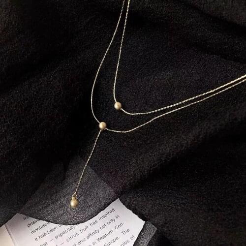 Hot Sale Multilayer Necklaces For Women French Romantic Style Clavicle Chain Collar Statement Chokers Elegant Charm Bijoux Femme