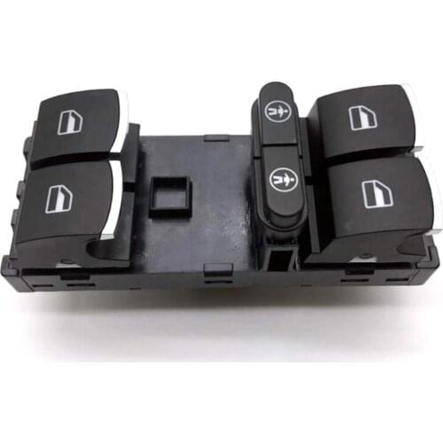 For VW Touareg Sharan For Seat Alhambra 2011 2012 2013 2014 2015 2016 Chrome Master Power Window Switch Button 7P6959857