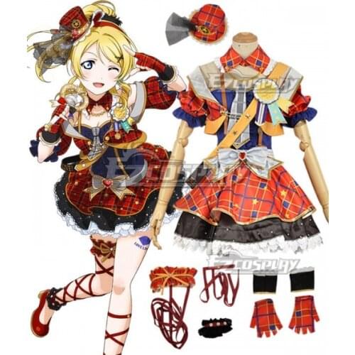Love Live! Lovelive! Transformed Idol Eli Ayase Dress Girls Party Halloween Adult Dress Festival Set Cosplay Costume E001