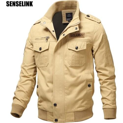 Mens Bomber Male Jacket 2020 Military Army Autumn And Winter Warm Denim Brand Casual Clothing Oversize Slim Jacket 6XL