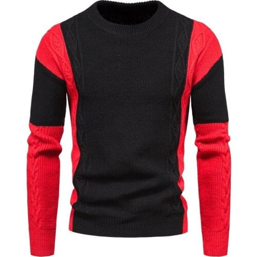 Good Quality Men O-neck Sweaters New Fashion Male Slim Fit Casual Colorful Sweaters Men Winter Sweaters Pullovers Size XXL