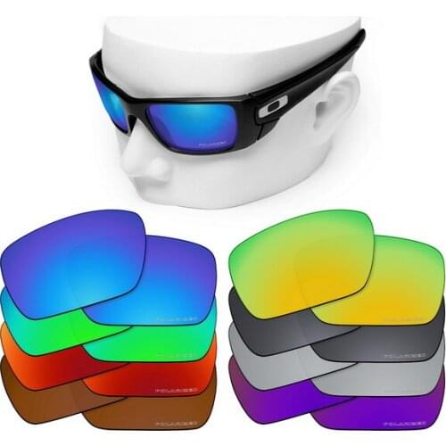 OOWLIT Anti-Scratch Replacement Lenses for-Oakley Fuel Cell Etched Polarized Sunglasses
