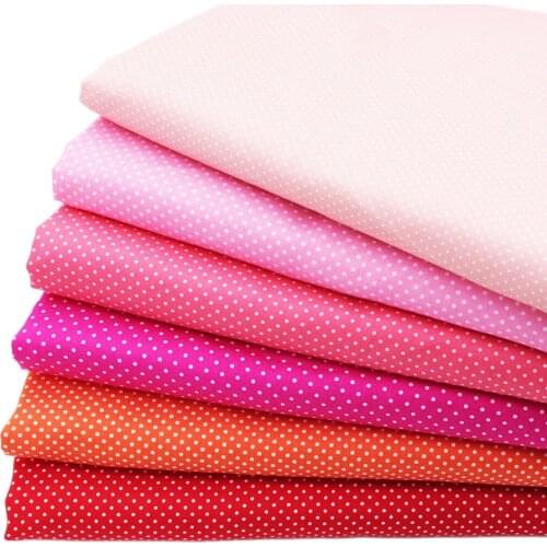 Printed Cotton Fabric For DIY Patchwork Quilting Sewing Dot Fabric Tissue Baby Children Sheet Pillow Cushion Curtain Material