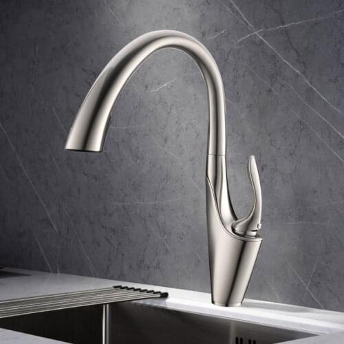 Zinc Alloy Kitchen Faucets Pull Out Faucet Sprayer Nozzle Water Saving Bathroom Basin Sink Faucet Mixer cold and hot Tap