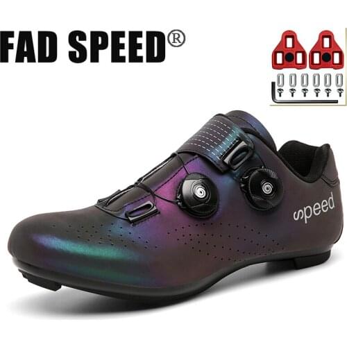Luminous Cycling MTB Shoes Men Sports Route Cleat Road Bike Speed Flat Sneaker Racing Women Bicycle Mountain Spd Biking Footwear