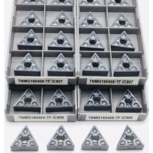 TNMG160404 TF IC907 TNMG160408 IC 908 High quality Iscar carbide lathe milling cutter External turning tool TNMG 160404/160408 I