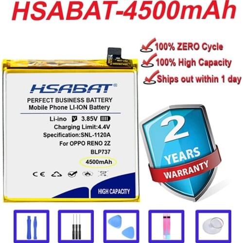 Top Brand 100% New 4500mAh BLP737 Battery for OPPO Reno 2Z reno2z in stock