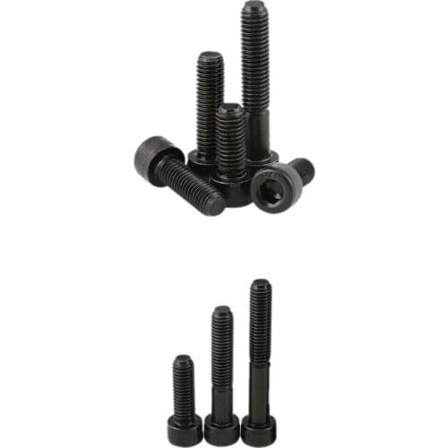 M4 Lengthened 12.9 Grade Cup Head Hexagon Bolt Full Thread Screw