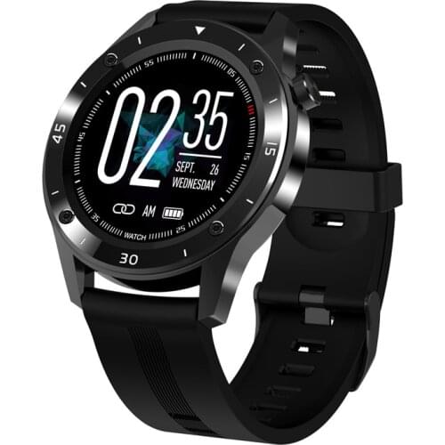 Round Smart Watch F22 Men GPS Tracker Bluetooth Control 1.54 Inch Full Touch Heart Rate Smartwatch for Android Ios phones