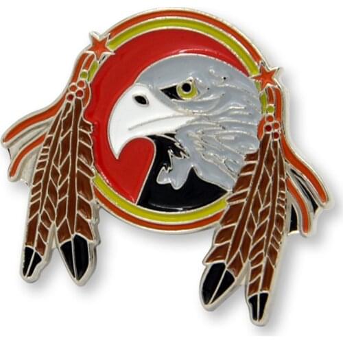Customized Eagle Logo Military Badge Lapel Pins OEM metal badges