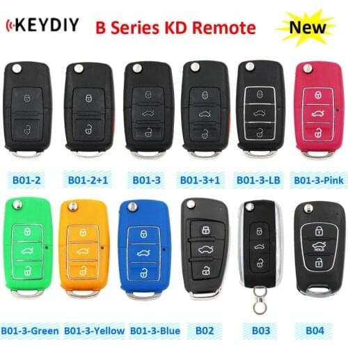 2/3 Button Remote Control Remote Car Key B Series KD Key B01-2 B01-3 B01-3-LB B02 B03 B04 for KD900 URG200 KD900+ Mini KD KD-X2