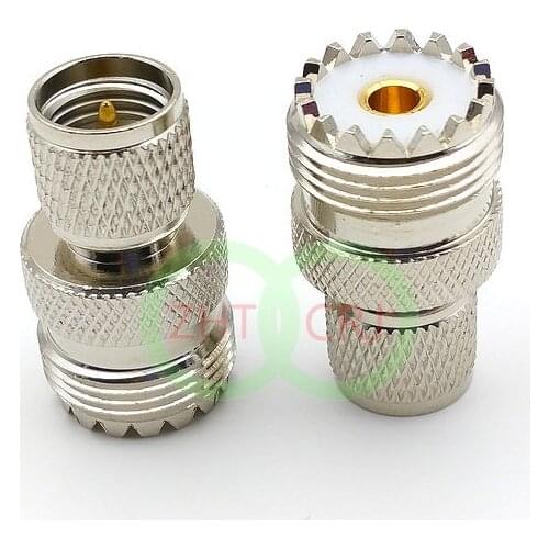 20pcs brass SO239 UHF Jack Female To Mini UHF Male Plug adapter connectors