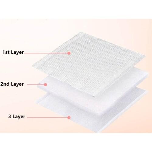 222pcs Double Side 3 Layer Makeup Cotton Pads Sealed Cotton Puff Nail Art Travel Package Cosmetic Remove Cotton Pads