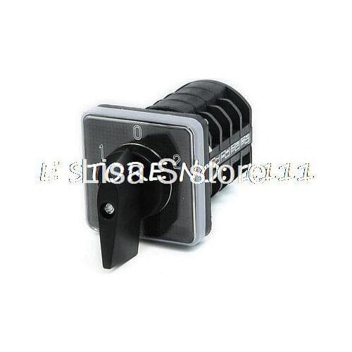 AC 380V 5A 18 Terminals 3 Positions Rotary Changeover Cam Switch LW8-10/4