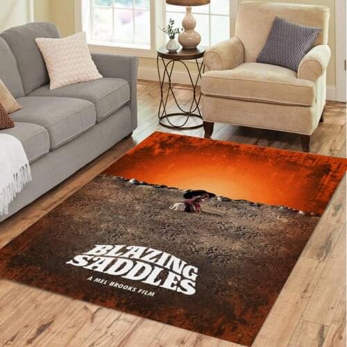 Blazing Saddles Carprt Rug for Living Room Bedroom Decoration Home Non-slip Rugs Floor Mat Dropshipping