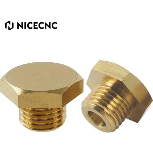 NICECNC ATV Alloy Crankcase Oil Filler Drain Plug Screw Bolt For Yamaha GRIZZLY 700 550 450 400 350 RAPTOR 700 700R RHINO 700