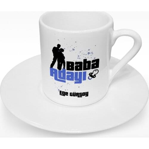 Personalized Dad Candidate Design Turkish coffee Cup-2