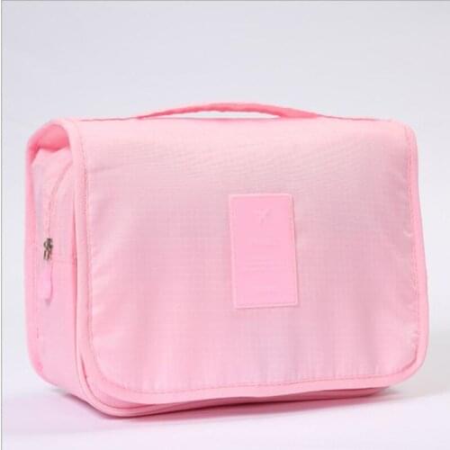 Cosmetic Bag Toiletries Organizer Waterproof Storage Women Makeup Bags Travel Neceser Hanging Bathroom Wash Bag Nylon
