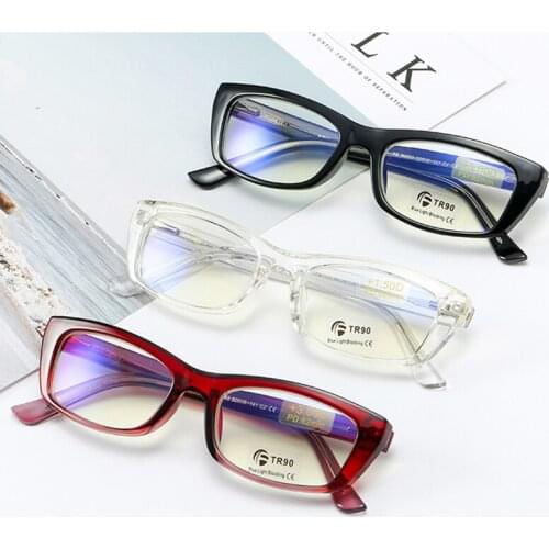 Reading Presbyopia Blue Light Glasses Men Women Rectangle Square Spectacles Optical Frame Vintage Computer Glasses Leopard Gafas