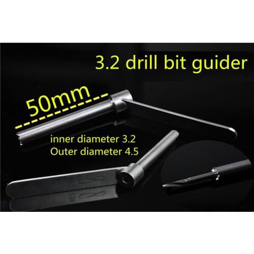Medical orthopedic instrument 3.2 drill bit guider C type guide fittings drill guide three layers Sleeve Support device
