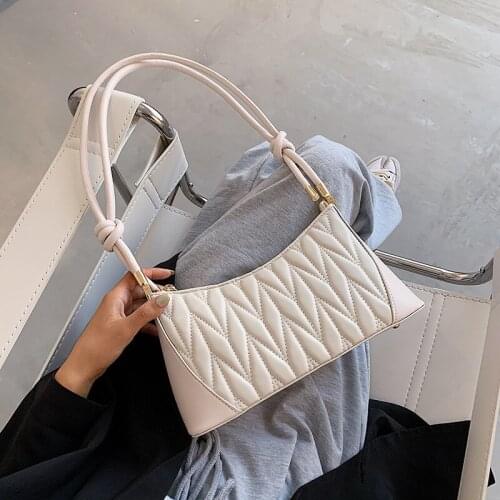 Fashion Baguette Crossbody Bags for Womne 2020 Luxury Handbags Women Bags Designer PU Leather Shoulder Messenger Bags Sac A Main