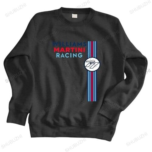 Homme cotton sweatshirt fashion autumn Mens hoodies Movie Williams Martini Racer Bottas brand winter hoodie