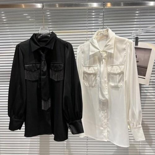 O'ZACKET Blouses With Tie