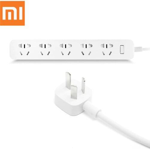 Original Xiaomi Mi 5 Power Sockets Power Strip Plug Electrical Power Adapter Independent Safety Door with Nonslip Mat