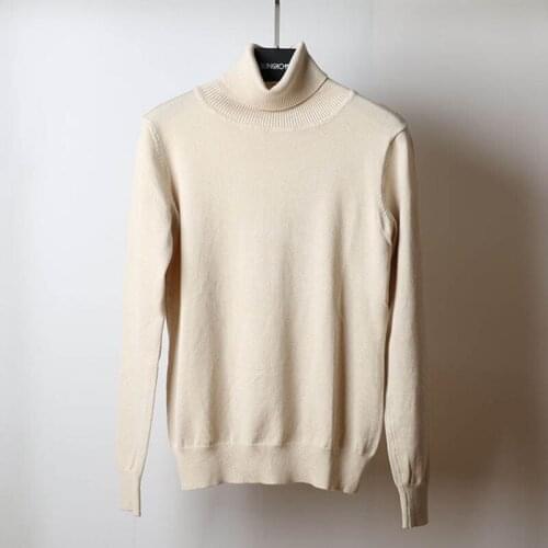 Autumn Sexy Turtleneck White Women Sweaters 2018 Ladies solid Slim Female Long Sleeve Pullover Loose Casual bottoming Knitwear