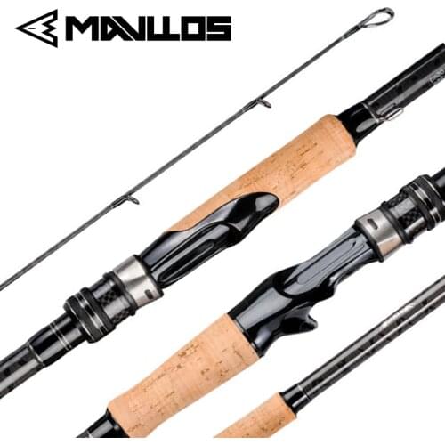 Mavllos Saltwater Seabass Fishing Rod 3-folded Sections Lure Weight 7-30g/7-35g/7-40g Carp Shore Casting Spinning Fishing Rod