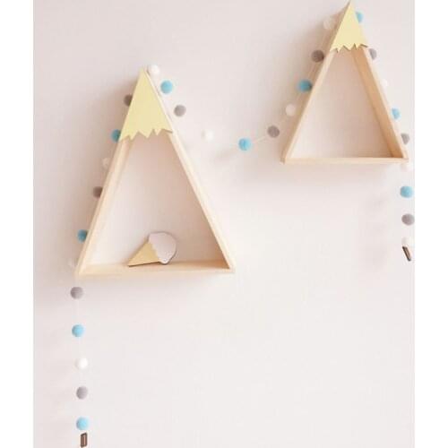 Handmade Hair Ball Strings Decoration Pillow Baby Wall Hanging Photography Props Kids Tent Room Decor Accessory
