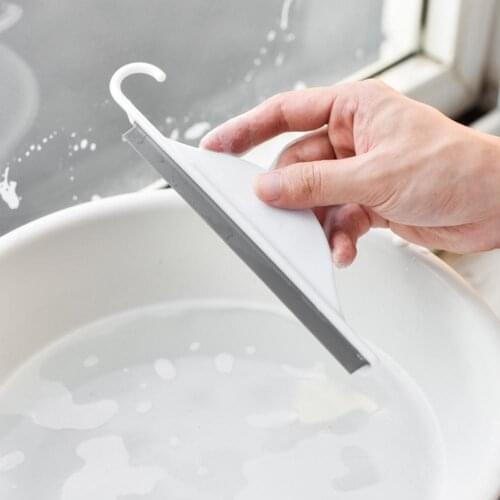 Mini Wiper Bathtub Brush Window Squeegee Portable Hanging Tile Cleaning For Bathroom Kitchen Mirror Brush Scale Cleaning Tool