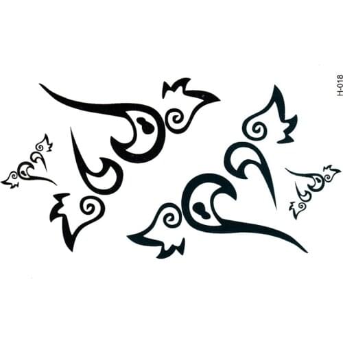 Speed Fire Totem Tatoo Body Arm personalized Henna Tattoo sleeves tatouage Waterproof Temporay tattoo sticker neck and waist