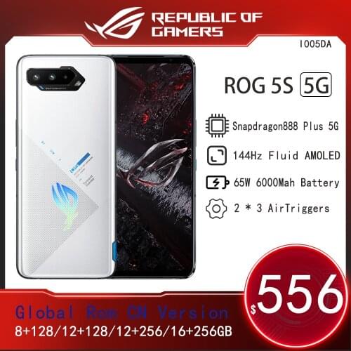 ASUS ROG Phone 5S Pro 5G Smartphone 18GB 512GB Snapdragon 888 Plus 6000mAh 65W Fast charging ROG5 Professional Gaming Phone