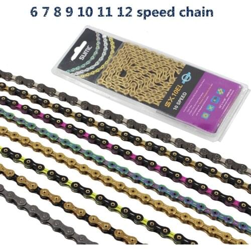 Bicycle chain 8 9 10 11 12 Speed chain guide ultralight mtb bike road bike advanced racing chain for sram shimano cp system