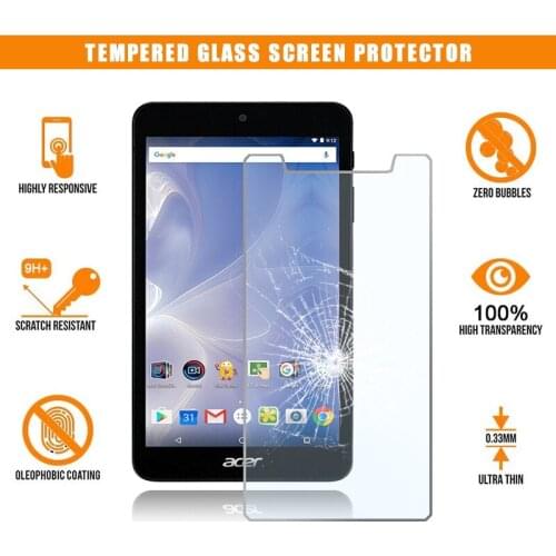 Tablet Tempered Glass for Acer Iconia One 7 B1-780 Full Screen Coverage Anti-Scratch Explosion-Proof Screen Guard Film 9H