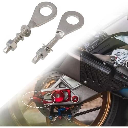 1 Pair Rear Chain Adjuster Tensioner Set Anti-compression Wear-resistant Iron Professional Motorcycle Adjuster Tool 95014-10010