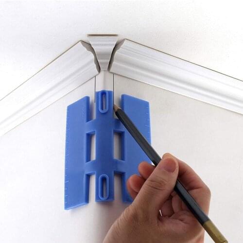 1pc Corner Marker Tool Bull Nose Corners Trim Gauge Chair Rail Home Accessories Crown And Molding Decoration For Baseboard A0D9