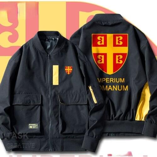 Anime Casual Jacket Men Flying Jacket Zipper Jacket Byzantine Empire Military Chaqueta Hombre Fashion Dropshipping Suppliers Usa