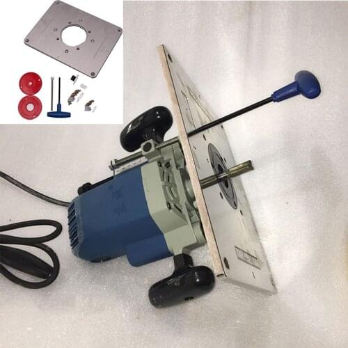 Aluminum Router Table Plate Trimming Machine Flip Plate Engraving Machine DIY Woodworking Bench Router Table Plate no Insert