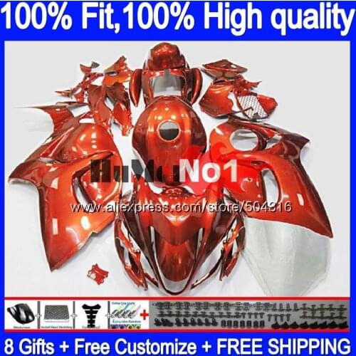 Injection For SUZUKI Hayabusa GSXR 1300 GSXR-1300 29MC.80 GSXR1300 2008 2009 2010 2011 2012 08 09 10 11 12 Gloss orange Fairing