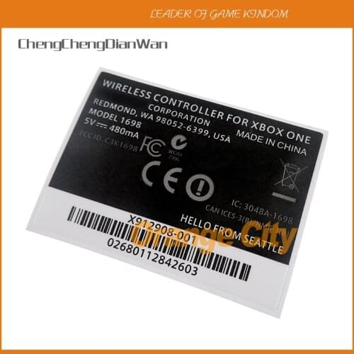 100PCS For XBOX ONE Elite console Label Sticker Fit for xbox one elite 1698 model Sticker Label