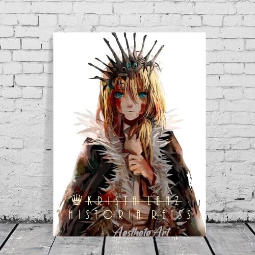 Christa Renz Historia Reiss Attack on Titan Home Decor Canvas Painting Wall Picture Living Room Decoration Art Poster Print