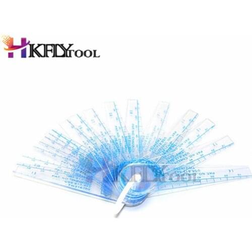 0.05-1.0-1.5-2.0mm Taiwan plastic Feeler Gauges Metric Thickness Gap Metric Filler Feeler Gauge Plastic Measuring Tools
