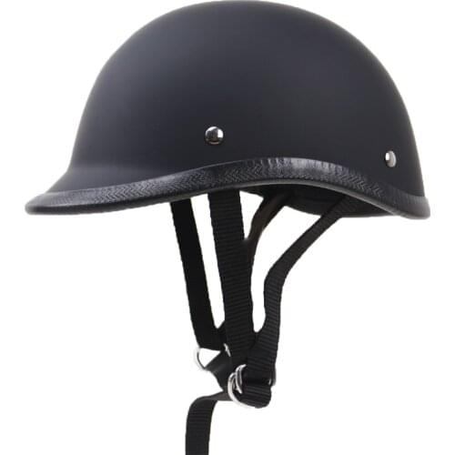 Flat black motorcycle helmet Zombies racing helmet Half face motobike helmet Fiberglass shell helmet 700g only