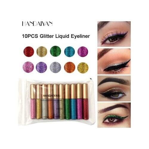 HANDAIYAN European American Liquid Row Eyeliner 10PCS Uneasy To Smudge Durable