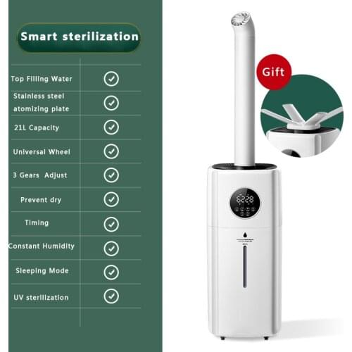 Large Capacity 21L Portable Electronic Disnfection Mist Maker Home Industrial Ultrasound Air Humidifier