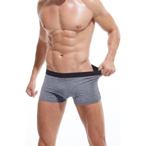 4Pcs/lot Male Panties Brand Shorts Boxer Homme Mens Underwear Boxers Breathable Cotton Man Boxer Solid Underpants Comfortable
