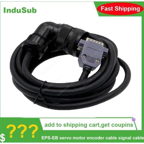 BC-002-3M BC-002-5M BC-002-8M BC-002-10M BC-002-15M EPS-EB servo motor encoder cable signal cable, 3m 5m 10m 15m