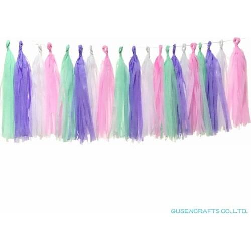 25*35cm 20pcs/lot DIY Metallic Foil Hanging Tassel Garland for Birthday Party Rehearsal Dinner Graduation Decorations